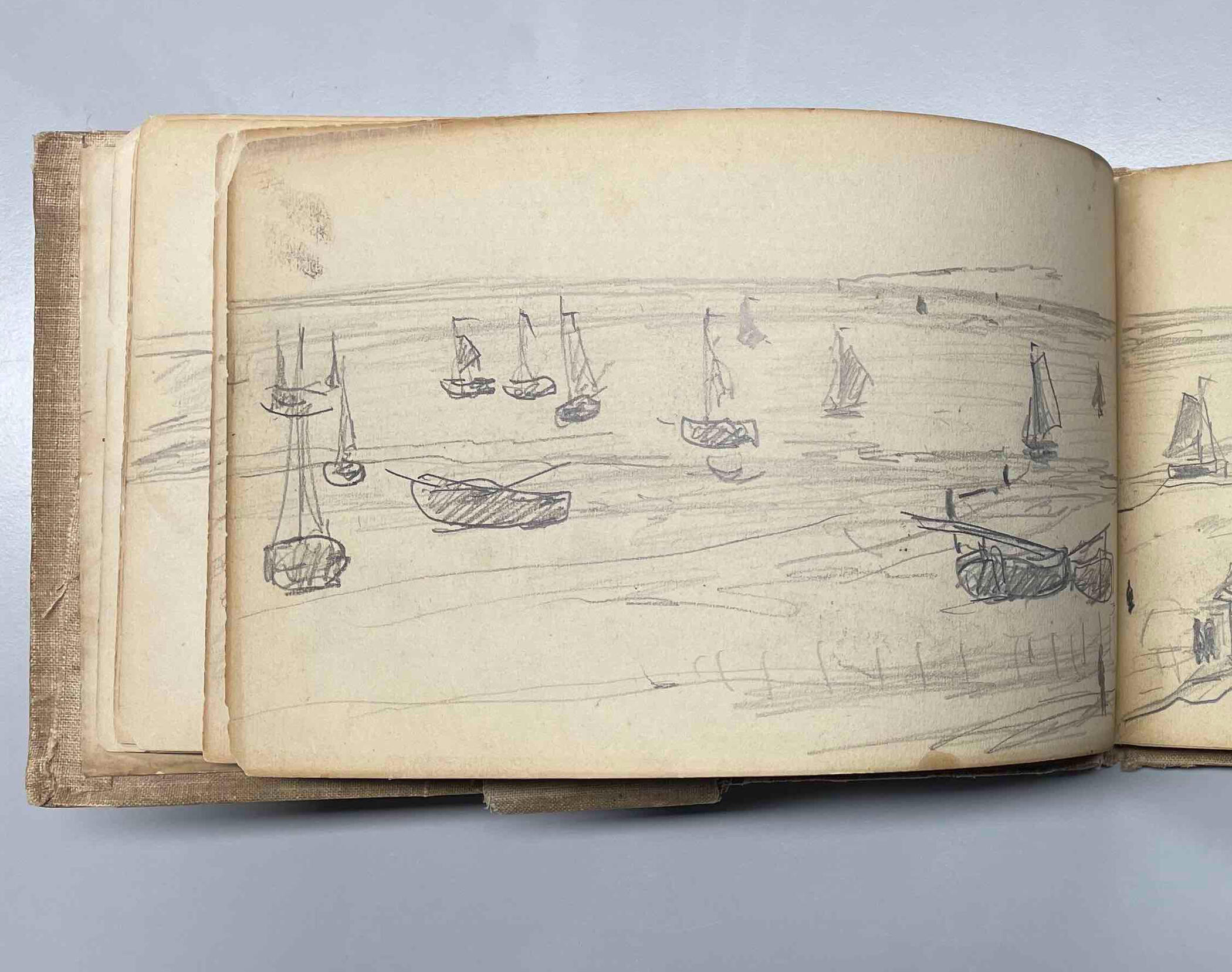 Mesdag scketchbook after treatment